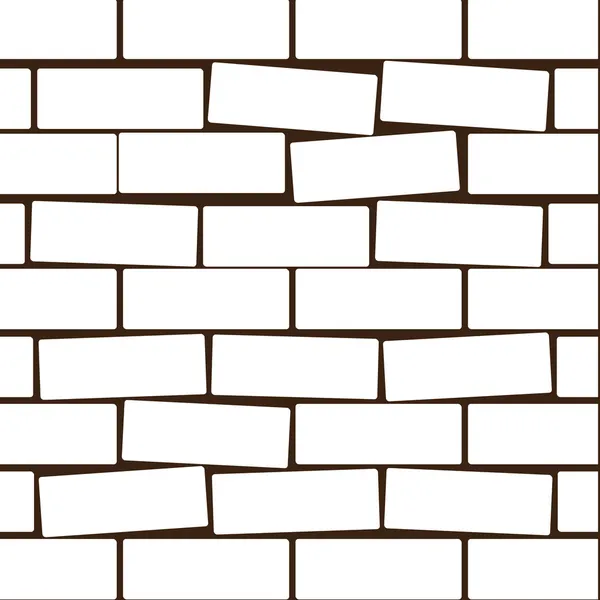 Background from a white brick. Vector illustration — Stock Vector