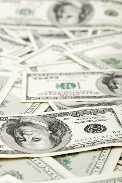 Many US 100 dollars, business background Stock Picture