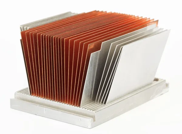 Radiador refrigerador CPU — Fotografia de Stock