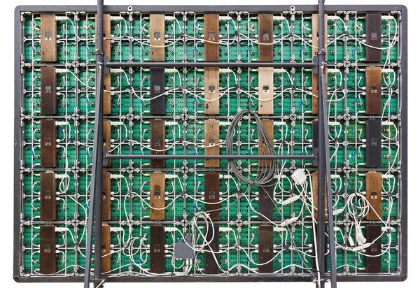 Обратная сторона экрана RGB
