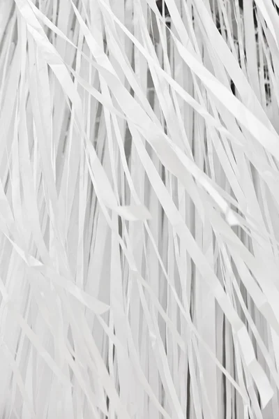 Patrón abstracto de tiras de papel blanco — Foto de Stock