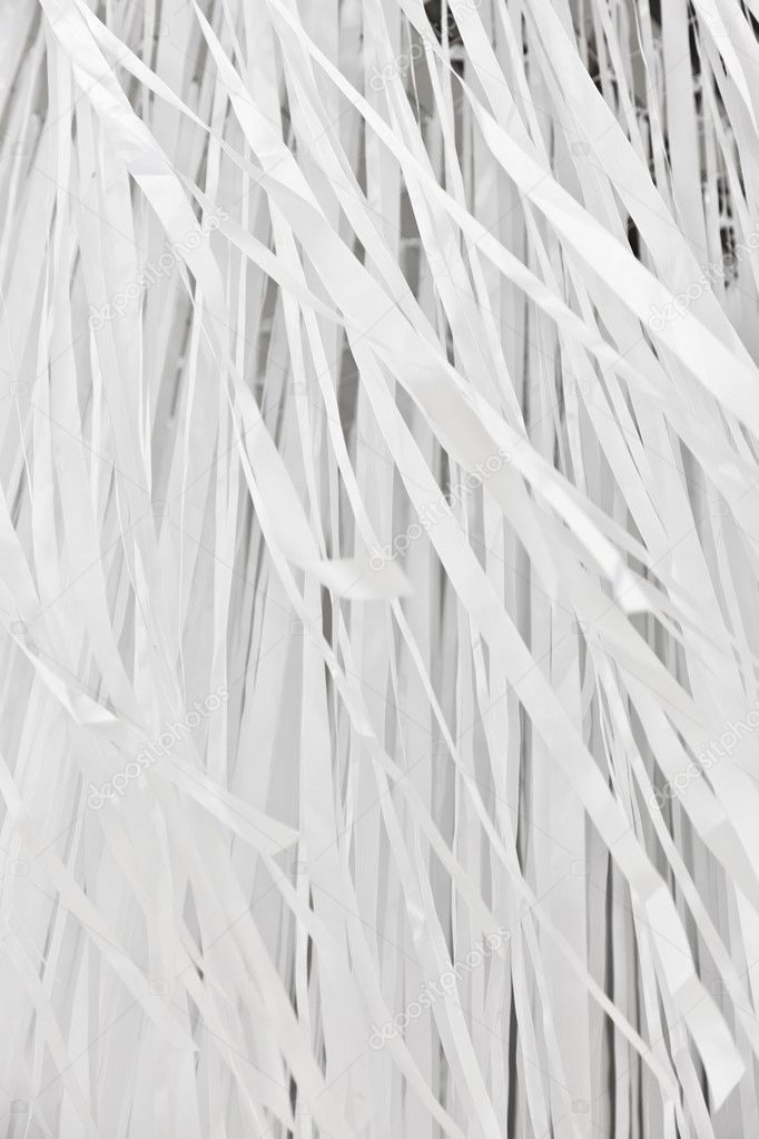 Abstract white paper strips pattern