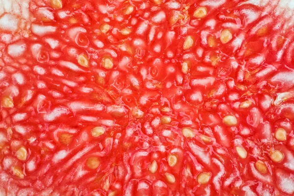 Secção transversal de fruto de figueira, fundo macro — Fotografia de Stock