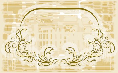 Elegant frame. Vector. clipart