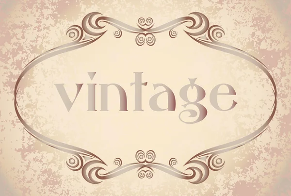 Decorative vintage frame. — Stock Vector