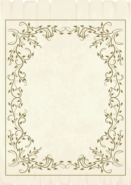 Old-fashioned frame. — Stock Vector