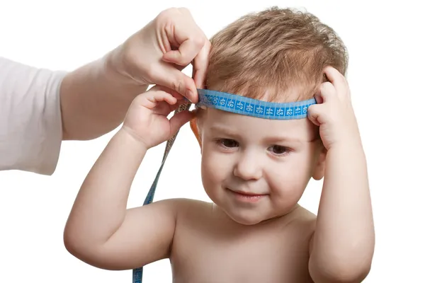 Measuring child — Stock Photo, Image