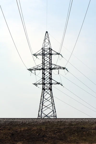 Elektřina věž — Stock fotografie