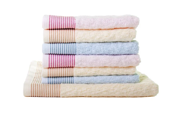 Pila de toallas — Foto de Stock