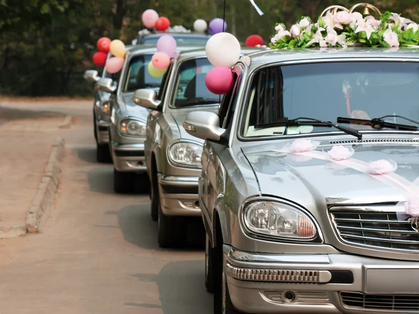 Αυτοκίνητο γάμου — Φωτογραφία Αρχείου
