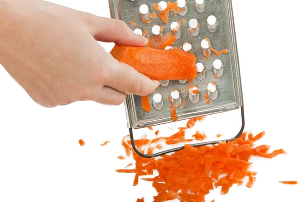Carrot food grater — Stock Photo, Image