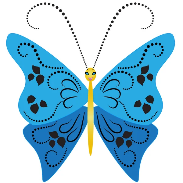 Mariposa decorativa — Archivo Imágenes Vectoriales