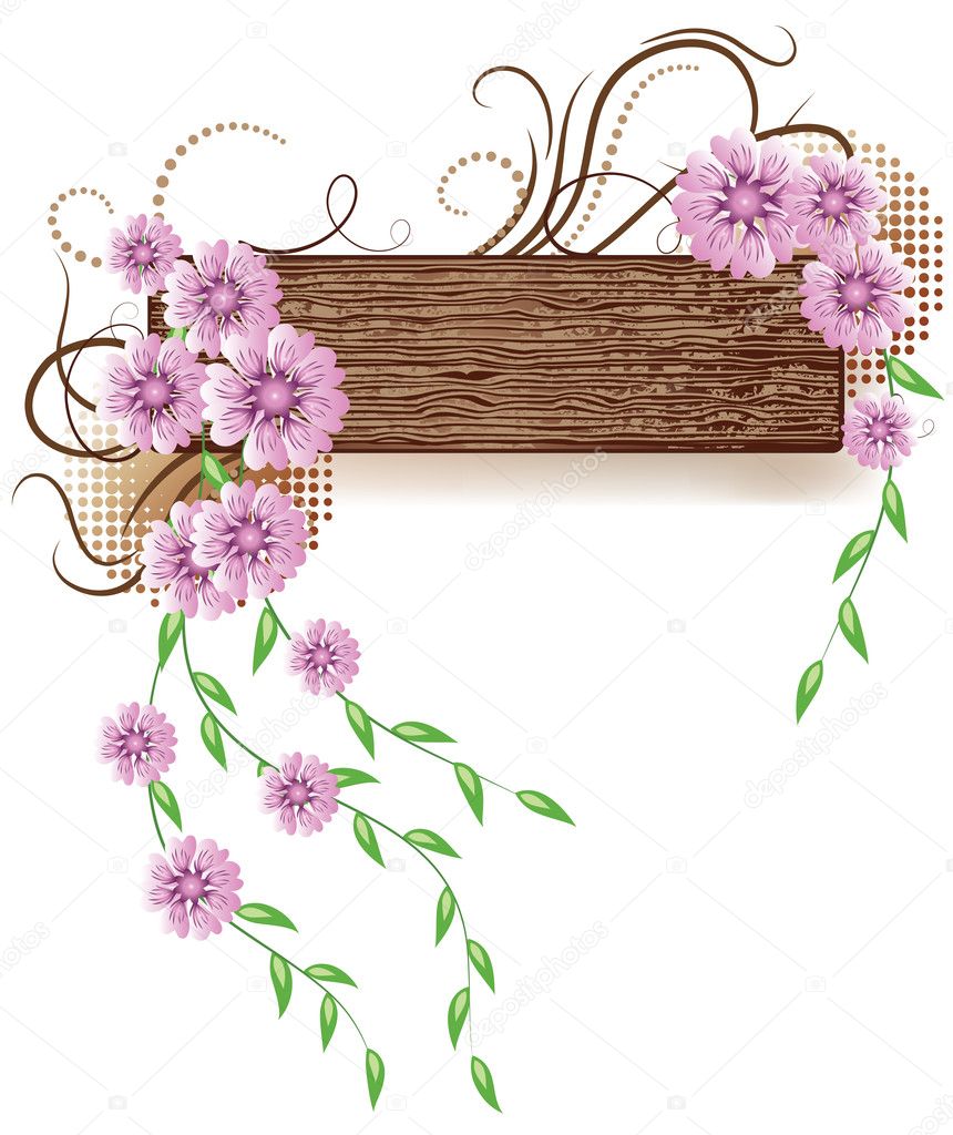 Background with wooden texture