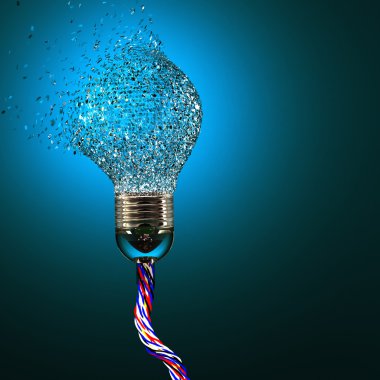 Electric bulb explosion