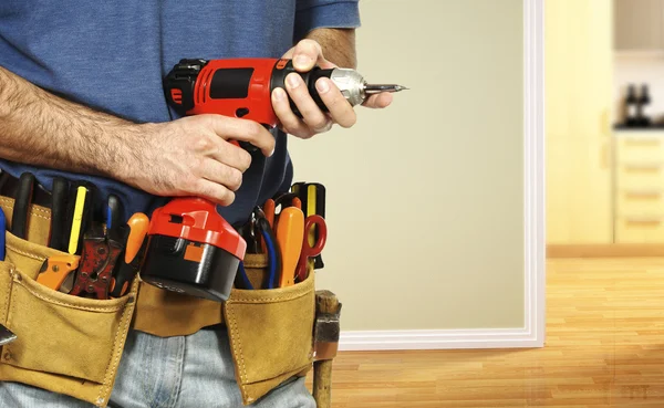 Handyman ready for work — Stock Photo, Image