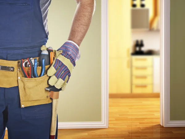 Handyman ready for work — Stock Photo, Image