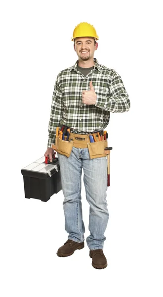 Trabalhador manual confiante — Fotografia de Stock