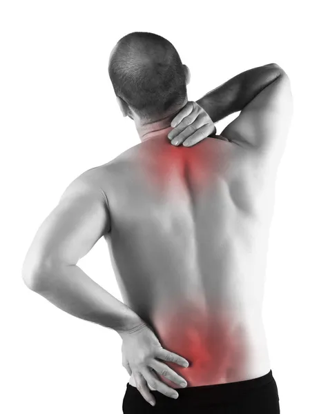 背部严重疼痛 — 图库照片