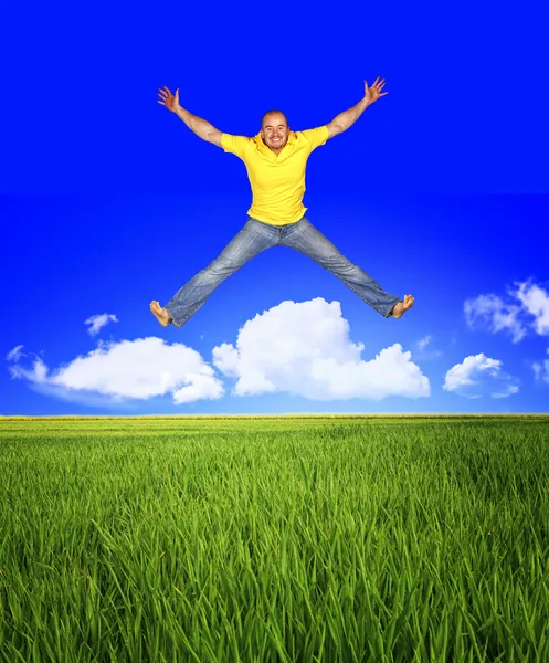 Jump to be free — Stock Photo, Image