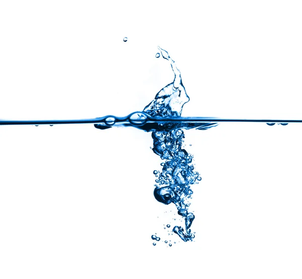Water splash zeepbel — Stockfoto