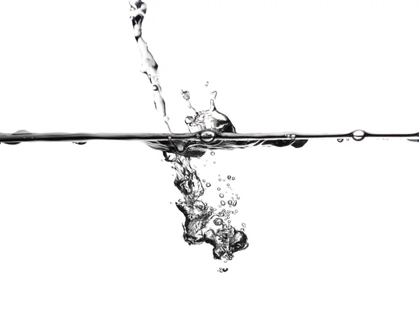Water drop zeepbel — Stockfoto