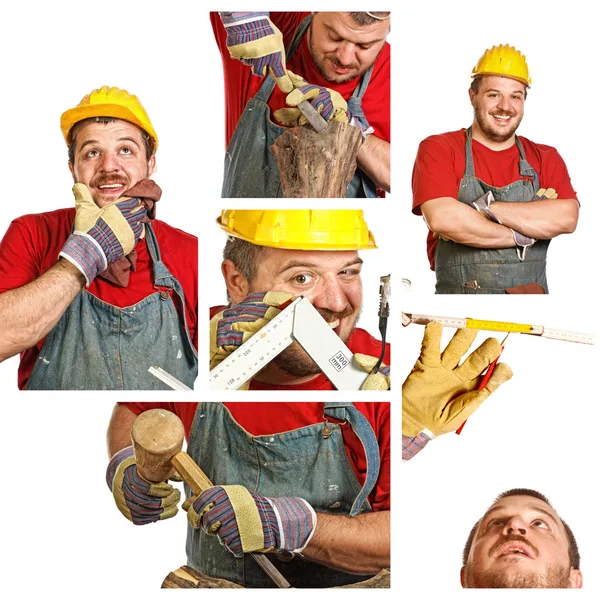 Carpenter at work — Stock Photo, Image