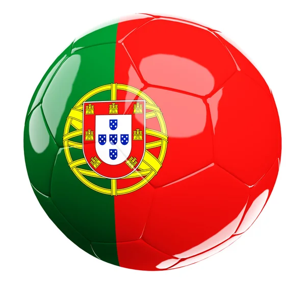 Portugalsko fotbalový míč — Stock fotografie