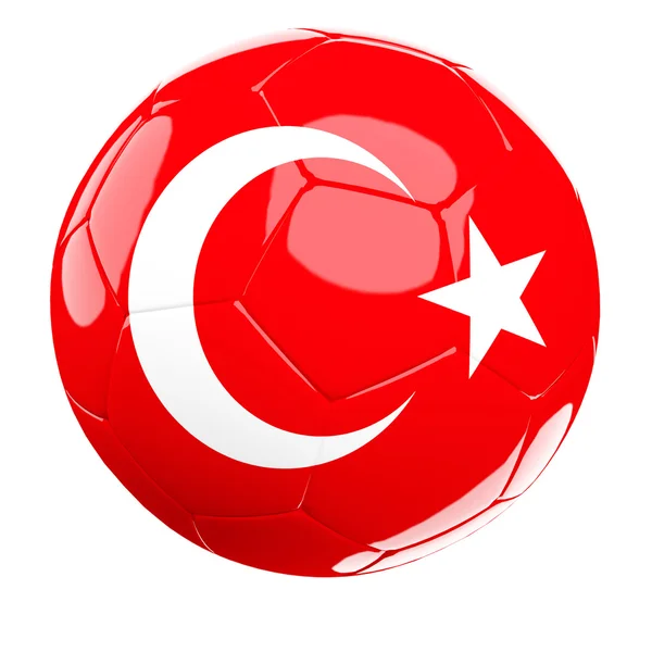 Pelota de fútbol de Turquía — Foto de Stock