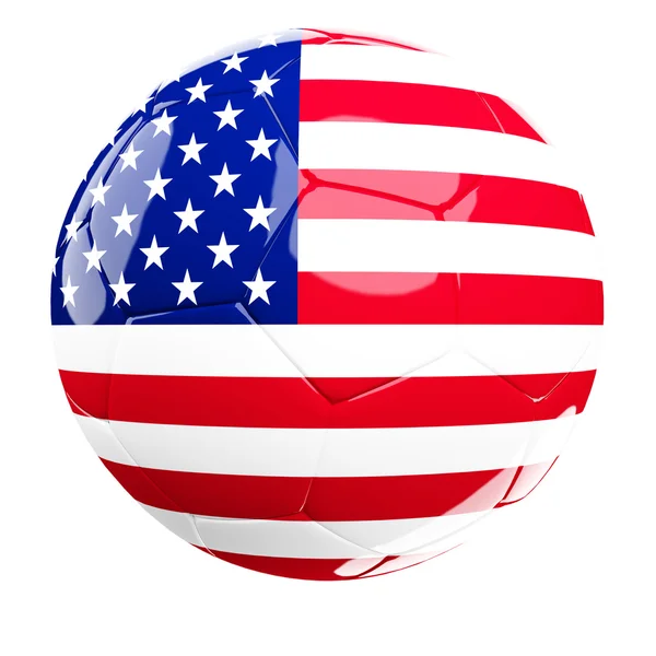USA fotbalový míč — Stock fotografie