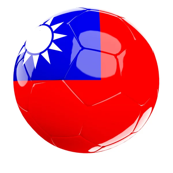 Китайский футбольный мяч — стоковое фото