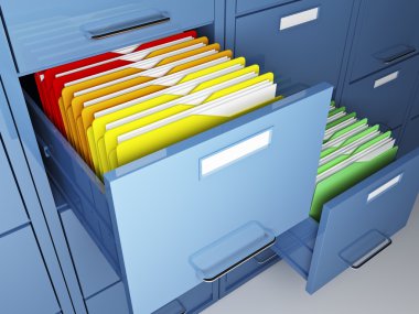 File cabinet detail clipart