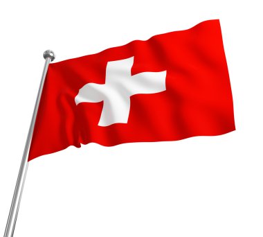 Swiss flag clipart