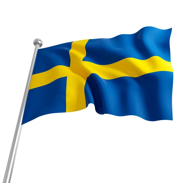 Suecia bandera —  Fotos de Stock