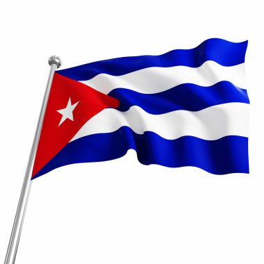 Flag of cuba clipart