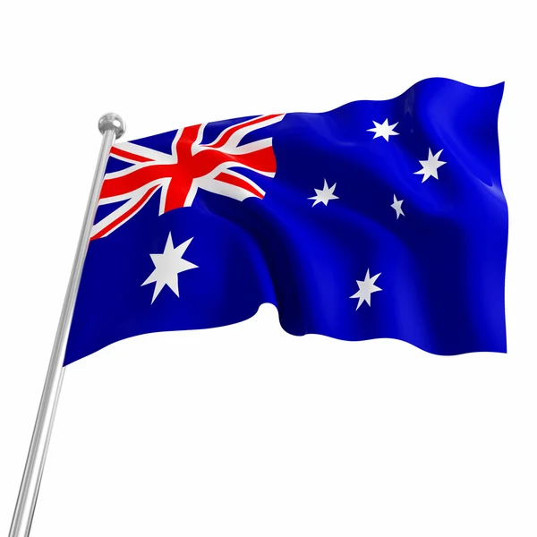 stock image Australia 3d flag