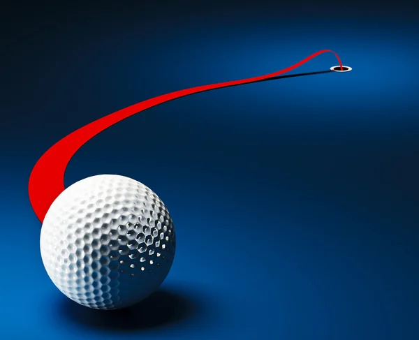 Fondo de pelota de golf — Foto de Stock