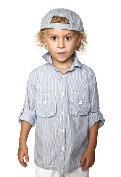 Ung pojke porträtt — Stockfoto