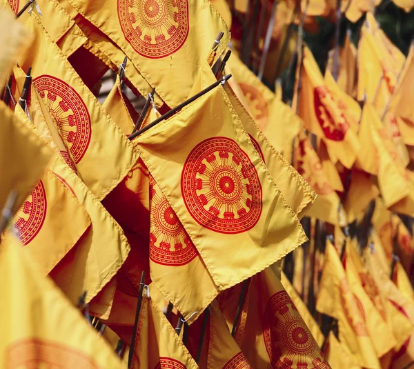 Bandeira budista — Fotografia de Stock