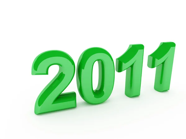 Ano Novo Verde 2011 — Fotografia de Stock