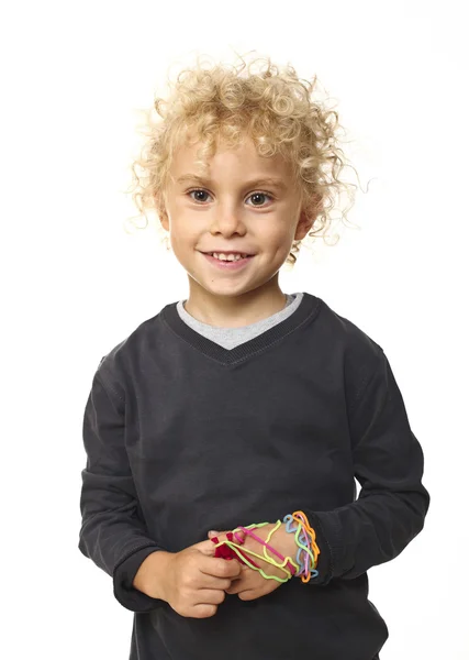 Genç sarışın çocuk portresi — Stok fotoğraf