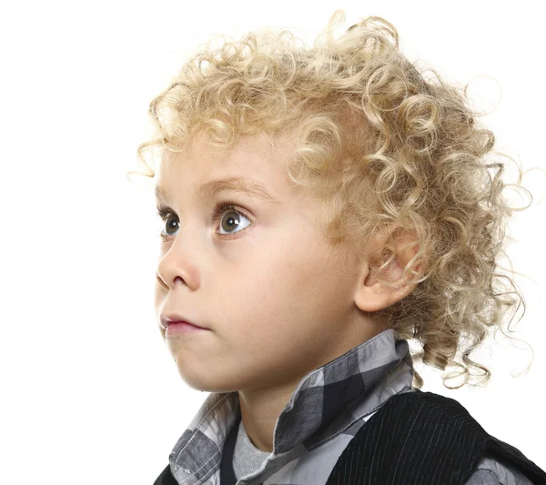 Portrait of blonde kid — Stock Photo, Image