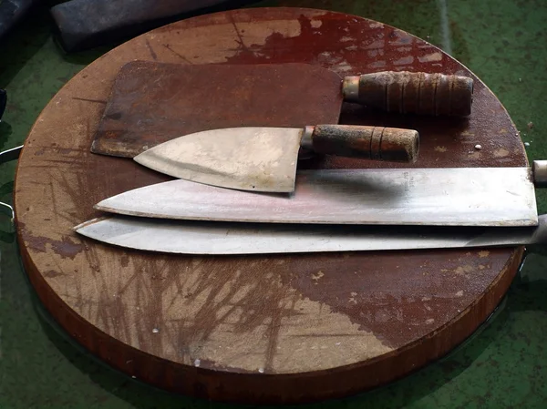 Stock image Cutting Board and Knives