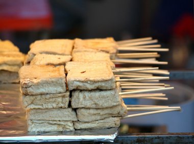 Chinese Smelly Tofu Snack clipart