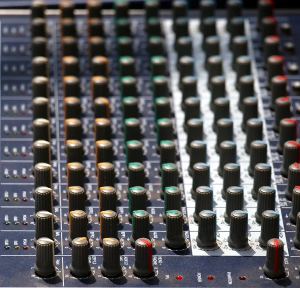 Consola de mezcla de sonido — Foto de Stock