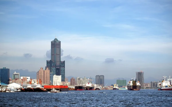 Kaohsiung Harbor in Taiwan — Stock Photo, Image