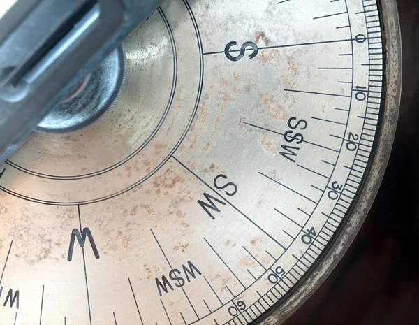 Detail of an Old Compass — Stock Photo, Image