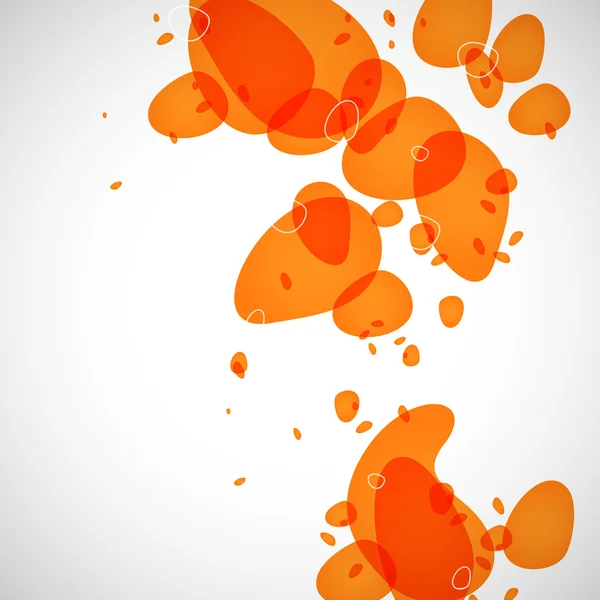 Gouttelettes colorées — Image vectorielle