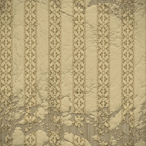 Old wallpaper on the wall — Stock Photo, Image
