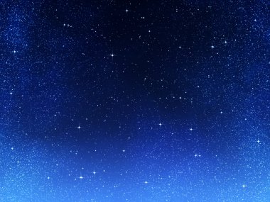 Stars in space or night sky clipart