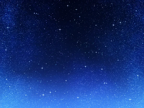 Звезды в космосе или ночном небе — стоковое фото
